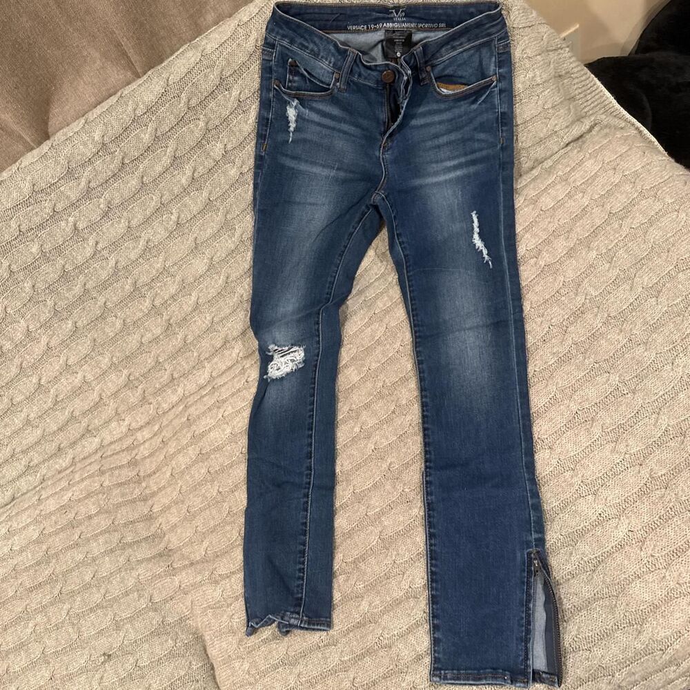 Versace-jeans-couture Women's Blue and Navy Jeans